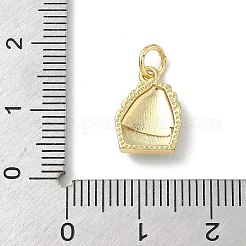 Pendentifs d'émail en laiton &nbsp;KK-B155-05G-03