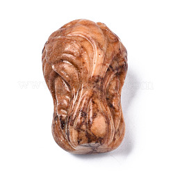 Chinakohl-Naturkartenstein/Picasso-Stein/Picasso-Jaspis-Modellverzierung&nbsp;G-N330-59