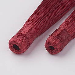 Nylon Quasten großen Anhänger Dekorationen&nbsp;HJEW-G010-B02