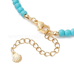 Colliers avec pendentif étoile de mer en acier inoxydable 304&nbsp;NJEW-JN05505-01