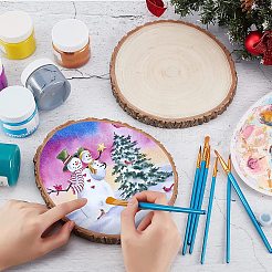 4 Stück 4 Stil Candlenut Holzbrett&nbsp;WOOD-AR0001-16