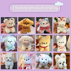10 Stück 5 Farben DIY Plüschstäbe&nbsp;FIND-CP0002-68B