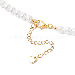 Muschelperlen-Halsketten und Ohrstecker-Sets für Damen&nbsp;SJEW-JS01349