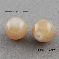 Nachahmung Jade Glasperlen &nbsp;DGLA-S076-4mm-28