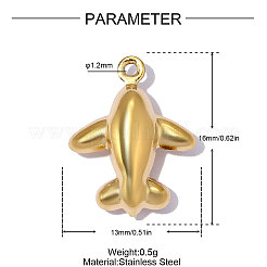 Anhänger aus Edelstahl 304&nbsp;STAS-OY014-71G
