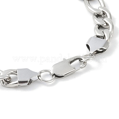 Bracelets à chaîne figaro en acier inoxydable 201 anti-ternissement pour femmes et hommes&nbsp;BJEW-I316-04P