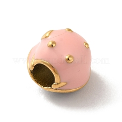 Ionenplattierung (IP) 304 Edelstahl Emaille europäischen Perlen&nbsp;STAS-G308-09G