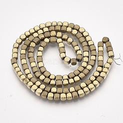 Chapelets de perles en hématite synthétique sans magnétique&nbsp;G-Q467-11I