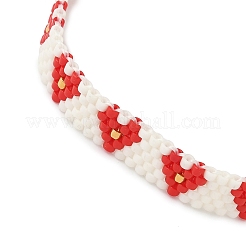 Braccialetti di perline di vetro per le donne&nbsp;BJEW-MZ00214-03