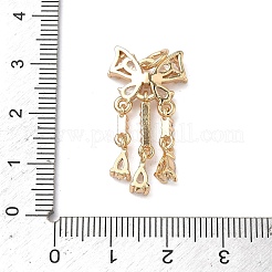Pendentifs en laiton zircon cubique transparent&nbsp;KK-C168-16G