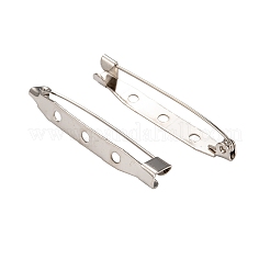 Eisen Brosche Pin Lehnen-Fanghaken bar Stifte mit Löchern&nbsp;IFIN-X0029-P