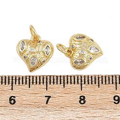 Pendentifs avec zircon cubiques à micro-pavés en laiton&nbsp;KK-A269-05G