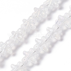 Perline di vetro palccato&nbsp;GLAA-P005-M