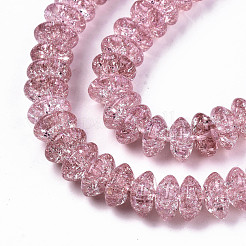 Perle di vetro crackle&nbsp;X-GLAA-S192-004C