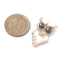 Pendentifs en verre&nbsp;PALLOY-JF02718-02