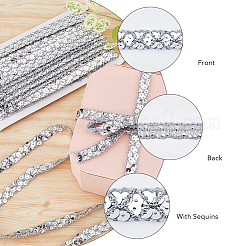 13 m de dentelle en polyester&nbsp;SRIB-WH0011-097B