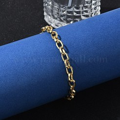 Messing Kabelkette Armbänder&nbsp;BJEW-H537-13G