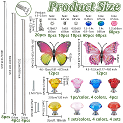 Kit fai da te per pali da giardino con perline&nbsp;DIY-OC0015-63
