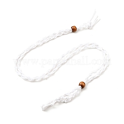 Cordon de cire tressé pochette en macramé fabrication de collier&nbsp;NJEW-J007-02