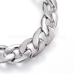 Anlaufgeschützte Armbänder aus Edelstahl 304&nbsp;STAS-D162-11