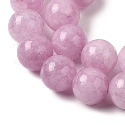 Chapelets de perles de jade blanche naturelle&nbsp;G-H348-10mm-08