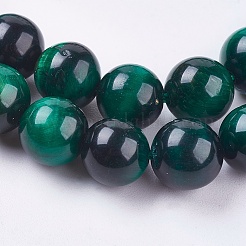 Hebras de abalorios de ojo de tigre naturales&nbsp;G-E468-E04-8mm