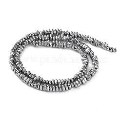 Galvanisierte synthetische nichtmagnetische Hämatitperlenstränge&nbsp;G-I364-B01-03