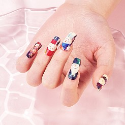 Autocollant pleine couverture nail art de la série de noël&nbsp;MRMJ-Q058-M
