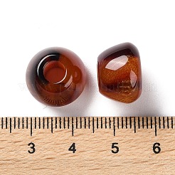 Perles européennes en résine de gross trou&nbsp;RESI-U009-03A-01