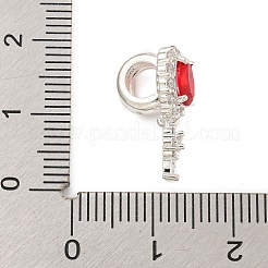 Cremagliera placcatura micro ottone spianare pendenti zirconi&nbsp;KK-F876-27S