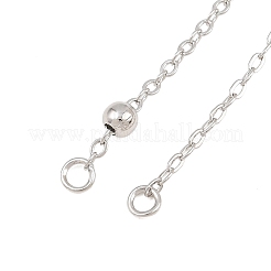 Fabrication de bracelet en chaîne à laiton&nbsp;KK-CBADBBF-03P