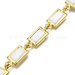 Gliederarmbänder aus galvanisierter Legierung&nbsp;BJEW-T012-004-RS