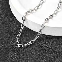 304 Edelstahl-Büroklammer-Kettenarmbänder für Damen und Herren&nbsp;BJEW-A050-03P