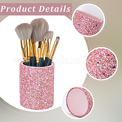 2 soporte de plástico para lápices de cejas con lentejuelas.&nbsp;AJEW-CL0005-54