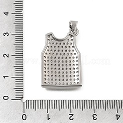 Messing micro pave klare zirkonia anhänger&nbsp;CU-CBA108A-10P