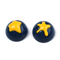 Undurchsichtige Harz-Email-Cabochons&nbsp;CRES-N031-017
