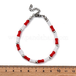 304 Edelstahl-Perlenarmbänder für Damen&nbsp;BJEW-M056-05P