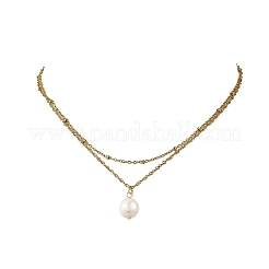 Pendentif pomme de terre en perle Edison naturelle&nbsp;NJEW-JN06546