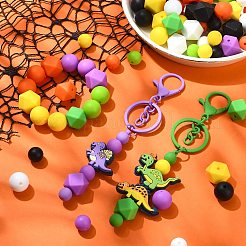 Halloween thema 100 stücke 18 arten silikon perlen&nbsp;SIL-CJ0002-36