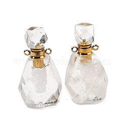 Colgantes de botellas de perfume de piedras preciosas mezcladas naturales&nbsp;G-B149-02G
