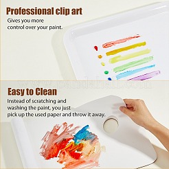 1 Stück Kunststoff-Farbpalette&nbsp;DIY-HY0001-69
