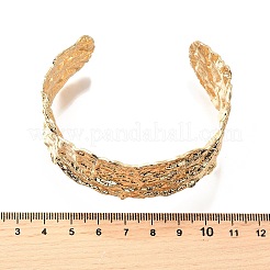 Offene Armreifen aus 304 Edelstahl&nbsp;BJEW-D308-02G-B