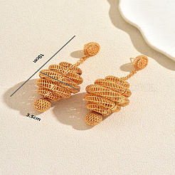 Boucles d'oreilles puces vintage en alliage&nbsp;WD2826