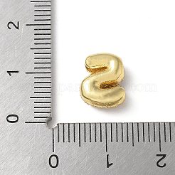 Perles de zircone cubique micro pave en Laiton&nbsp;KK-P290-61G-S