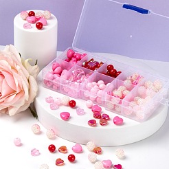 206pcs 8 Stil-Acrylperlen-Sets&nbsp;OACR-LS0001-02