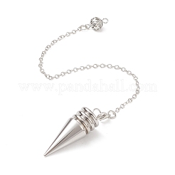 Messingkegel Wünschelrutenpendel Anhänger&nbsp;HJEW-G020-01