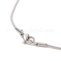 Colliers à chaîne serpent en acier inoxydable 304 anti-ternissement&nbsp;NJEW-JN04190