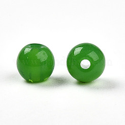 Nachahmung Jade Glasperlen&nbsp;GLAA-N007-4mm-B01