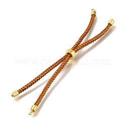 Creazione di braccialetti scorrevoli in cordoncino di cotone intrecciato&nbsp;MAK-R001-01G-12