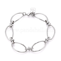 Bracciali a catena in ottone&nbsp;BJEW-N032-01P